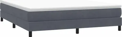 Zdjęcie produktu dla Łóżko Typu Box Spring Bez Materaca Ciemnoszary 180X220 Cm Lumarko!