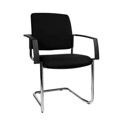 Produktbild von 2 Topstar Besucherstühle BtoB 20 BB390A G20 schwarz Stoff