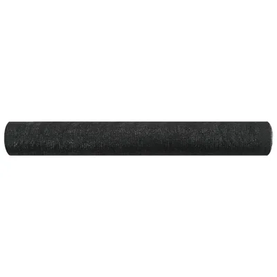 Produktbild von vidaXL Zaunblende Schwarz 2x50 m HDPE 75 g/m²