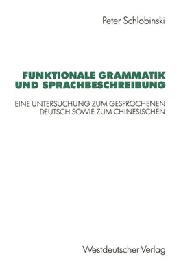 Immagine prodotto di Funktionale Grammatik und Sprachbeschreibung