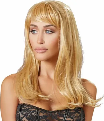 Immagine prodotto di Parrucca con lunghi capelli biondi lisci
