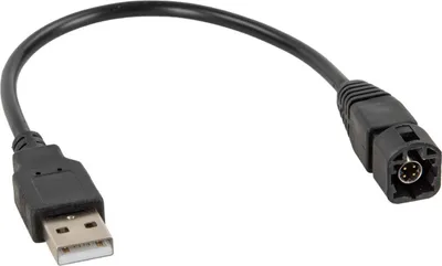 Image de Adaptateur USB VW différents véhicules LVDS noir>USB-A