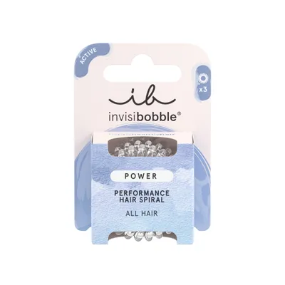 Obrázek produktu pro invisibobble Power Crystal Clear, Stuha do vlasů, Průhledná, Jednobarevný, Dospělí, 3 kusů
