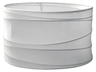 Produktbild von Sompex Lampenschirm weiß rund Stoff E27 Ø 30cm Tischlampe