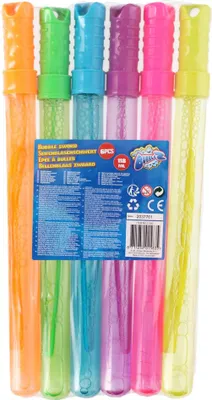 Image de 36 pièces épées à bulles de savon avec solution de savon XXL faire des bulles géantes