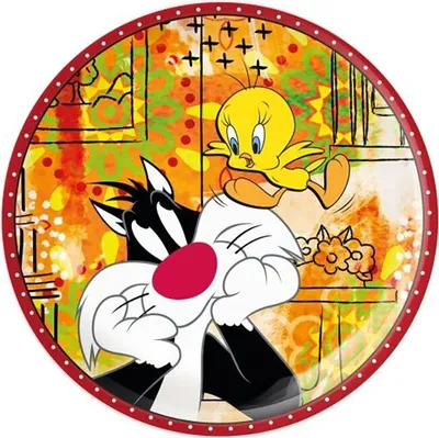 Obrázek produktu pro EGAN LOONEY TOONS SYLVESTER&TWEETY Dezertní talíř