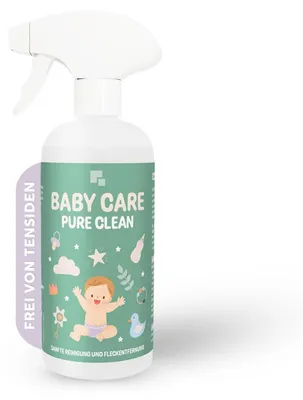 Produktbild von HOTREGA Baby Care Pure Clean 500ml | Hautfreundlich & allergikergeeignet | Sanfter Reiniger für Spielzeug Kinderwagen Babyartikel | Mikroplastikfrei