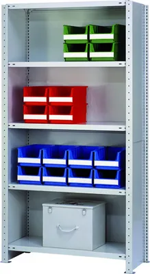 Produktbild von Vollblech-Rückwand für Schulte Fachbodenregale mit Stecksystem | HxB 50x100cm | Verzinkt
