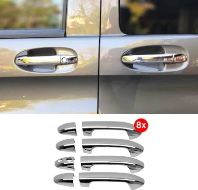 Immagine prodotto di Rivestimento maniglia porta Tappi maniglia per Mercedes Vito 2014-2025 4 porte in acciaio inox 8x