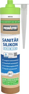 Produktbild von PRIMASTER Sanitär Silikon Premium weiß 280 ml