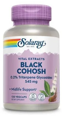 Immagine prodotto di Capsule di cohosh nero Solaray 120 Capsule