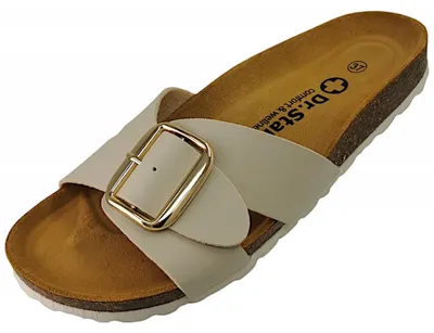 Image de Mules Dr. Stark blanches, taille 36