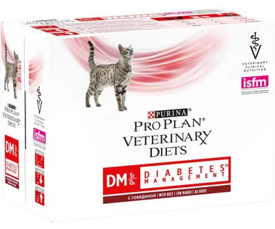 Produktbild von Katzenpastete, Tierärztliche Diäten, DM/OX Diabetes-Management (Beutel) - PROPLAN