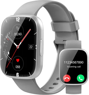 Produktbild von Smartwatch Bluetooth 5.3 mit Anruffunktion, 112 Sportmodi Fitness Tracker, 200+ Zifferblätter, 300 mAh Akku, kompatibel mit Android und iOS
