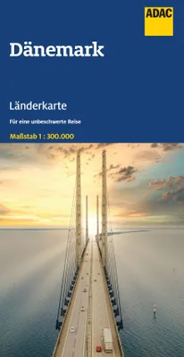 Produktbild von ADAC Länderkarte Dänemark 1:300.000