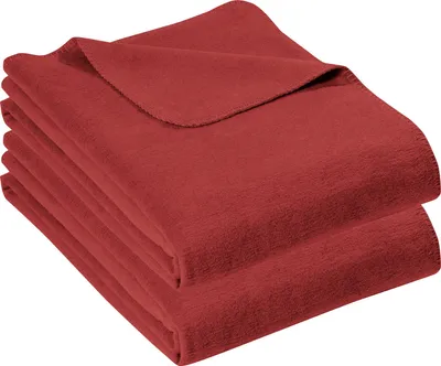 Produktbild von Erwin Müller Wohndecke Brescia" 2er-Pack terra 100x150 cm"