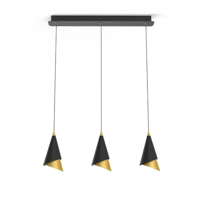 Immagine prodotto di Italux Raalto Lampadario LED moderno nero PND-433128-3