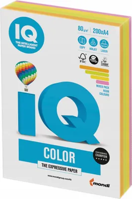 Obrázek produktu pro Papier neonowy A4 200 arkuszy