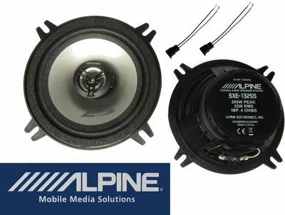 Produktbild von Alpine passend für Renault Twingo 1 C06 ab 1993 2 wege Lautsprecher Boxen Set Vorne 13 cm