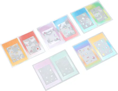 Produktbild von 10 Stück Fotorahmen-Aufkleber, vielseitig einsetzbar, DIY-Scrapbook für Tagebuch, Notizbuch, Album, Stil 1