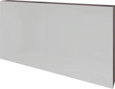 Produktbild von Spiegelschrank Sanox K-Line 120 x 13 x 70 cm beton anthrazit 2-türig