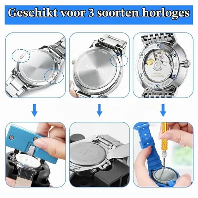 Produktbild von Uhrenreparaturset Uhrenwerkzeugset Uhrmacherwerkzeug - Professionell - Federstegwerkzeug - Set