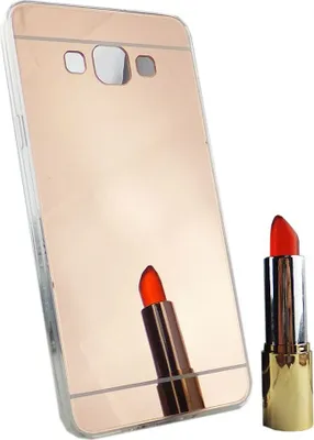 Produktbild von Samsung Galaxy A7 2015 Handy Hülle Spiegel Mirror Soft-Case Schutz-Cover Rose Gold
