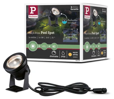 Productafbeelding van Paulmann Plug & Shine LED-spots, vijververlichting, losse spot