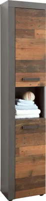 Produktbild von trendteam Bad Hochschrank Cancun/Indy Matera Melamin/Old Wood Melamin 36 x 184 x 31 cm
