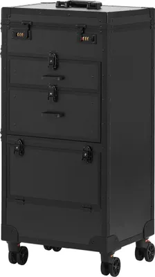 Productafbeelding van Gabbiano Mobiele Assistent voor Kappers en Barbiers, Model V21, Zwart