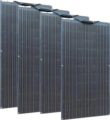 Obrázek produktu pro Solární panel, flexibilní design, vysoká účinnost, 480 W, 4 kusy po 120 W