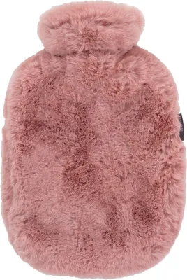 Produktbild von Fashy Wärmflasche mit Flauschbezug Rosa 2L, Erwachsene, 2 l, Pink, Thermoplast, Polyester, Einfarbig