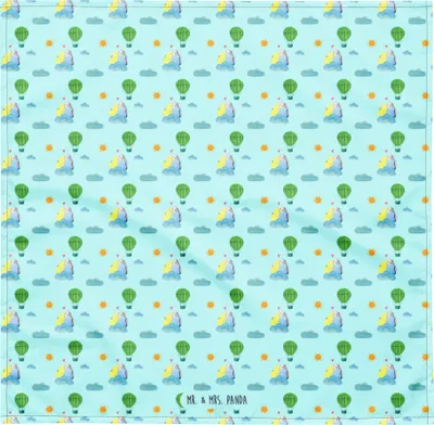 Produktbild von Mr. & Mrs. Panda Bandana Wellensittich Liebe L - Blau - Geschenk, Umarmen, Stirnband, Kuscheln, Halstuch, Haarband, Schweißband, Dreieckstuch, Verknallt, Hocheitstag