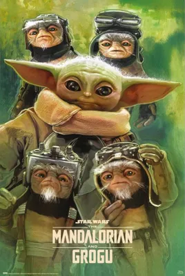 Produktbild von Mandalorian & Grogu - Anzellans - Poster 61x91,5 cm