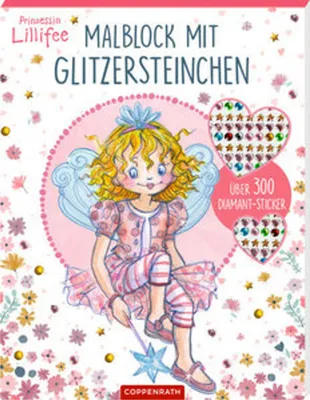 Produktbild von Malblock mit Glitzersteinchen (Prinzessin Lillifee)
