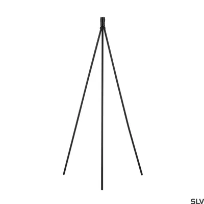 Image de Fenda E27 Tripod Lampadaire noir mat, sans abat-jour