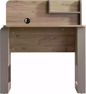 Productafbeelding van Bureau, houten tafel, planken, bruin, kinderkamer, werktafel