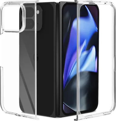 Immagine prodotto di Abeel, Custodia rigida per Google Pixel 9 Pro Fold con bordo della fotocamera rialzato, trasparente