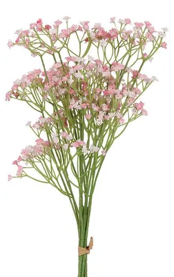 Zdjęcie produktu dla Sztuczne kwiaty Countryfield, róża Gypsophylla, dekoracja, 63 cm, plastik