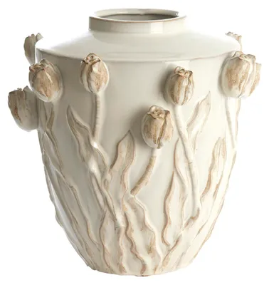 Produktbild von Light & Living JUANA Keramikvase in Creme – Ø36x36 cm
