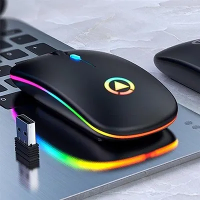 Obrázek produktu pro Bezdrátová myš – ergonomická – 1600 DPI – 2,4 GHz – dobíjecí