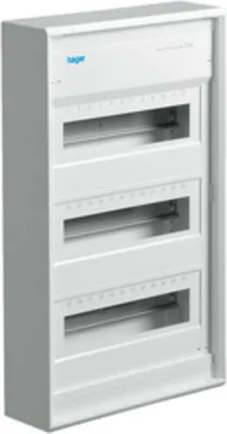 Immagine prodotto di Hager VA36CN Quadro di distribuzione di piccole dimensioni, montaggio a superficie, a 3 file senza porta