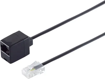 Produktbild von S/CONN maximum connectivity 70223-8/4, 3 m, RJ45, RJ45, Schwarz, Männlich, Weiblich