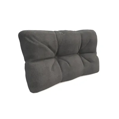 Immagine prodotto di POKAR Cuscino per pallet con bella trapuntatura Cuscino per divano in pallet, Dimensioni: cuscino laterale 60 x 40, Colore: Grigio