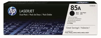Immagine prodotto di HP 85A (CE285AD) Black Toner Cartridge for LaserJet P1102/P1106/M1132MFP/M1212MFP/M1217MFP Printers