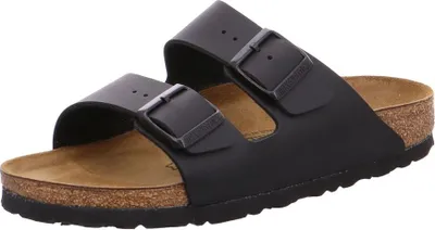 Image de Birkenstock Arizona Chaussures Femmes Pantolette Noir, Taille:41 EU