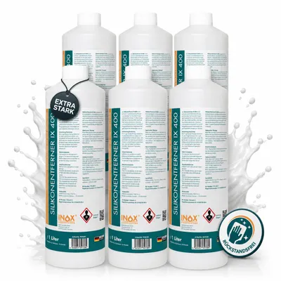 Produktbild von INOX® Silikonentferner 6x1L - Entfetter Silikon Reiniger Wachsentferner Autolack