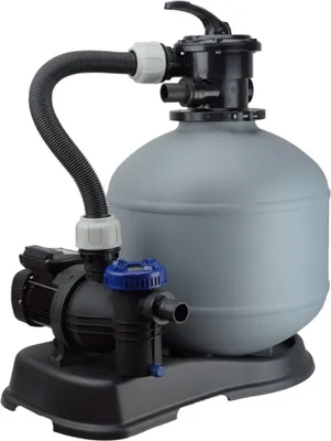 Zdjęcie produktu dla System filtracji piaskowej Intex Compact 8, wydajność cyrkulacji: 9 m³/h, 230 V/450 W, zawór 6-drożny, manometr, przyłącze Ø 38 mm, podstawa, pompa samozasysająca