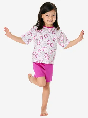 Produktbild von Schiesser Kleinkinder Mädchen Schlafanzug kurz Gr. 92 off-white