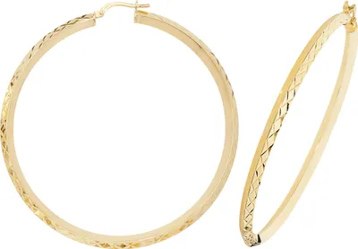 Image de Boucles d'Oreilles Femme Or 375/1000 - 50mm; TRS38242MM50